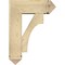 Ekena Millwork Westlake Arts and Crafts Rough Sawn Bracket w/ Offset Brace, Douglas Fir, 8"W x 22"D x 30"H BKT0806X22X30WTL03RDF - alternate 2